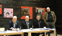 Miikka Ristimäki, Jarmo Harjunmaa, Kalle Vanha-Perttula ja Hannu Suominen